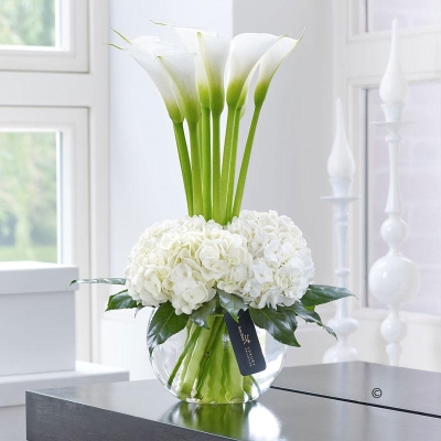 Luxury Calla Lily and Hydrangea Vase *