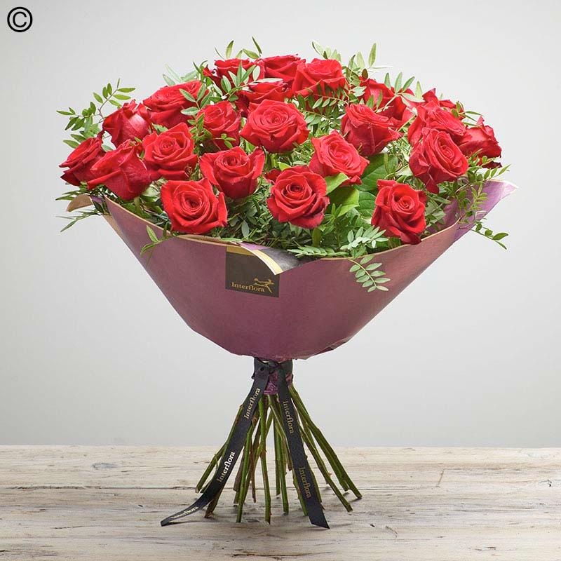 Showstopper 24 Luxury Red Rose Bouquet