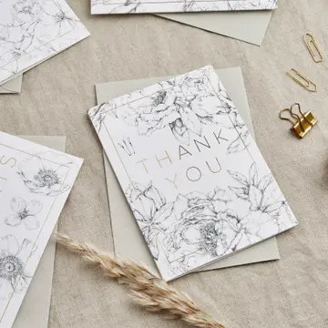 Natural Luxe Thank you Card